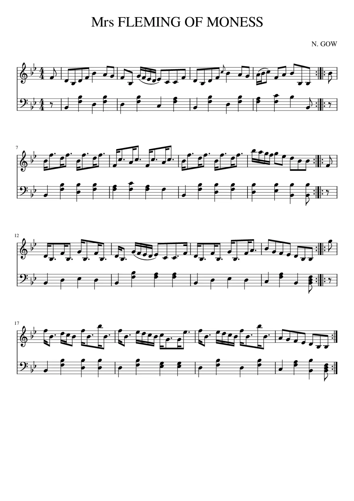 Mrs FLEMING OF MONESS - Page 1