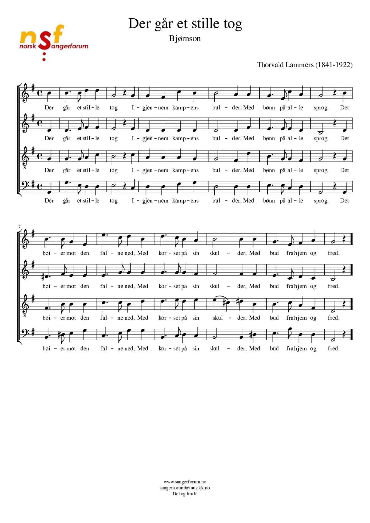 Der går et stille tog - Page 1