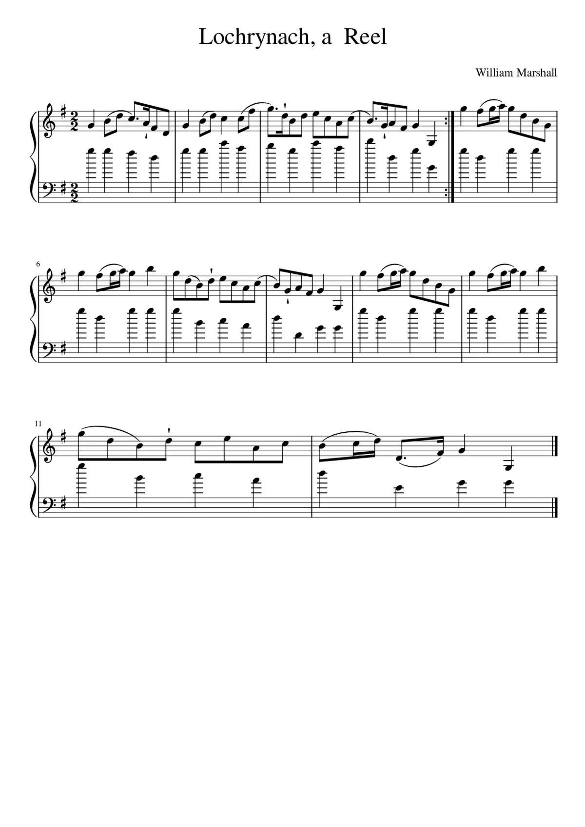 Lochrynach a Reel - Page 1