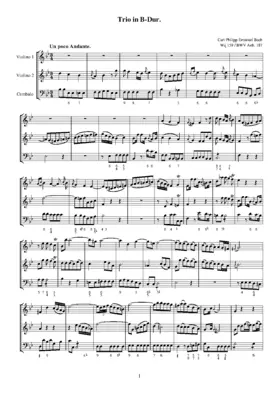 Trio Sonata in B-flat major
