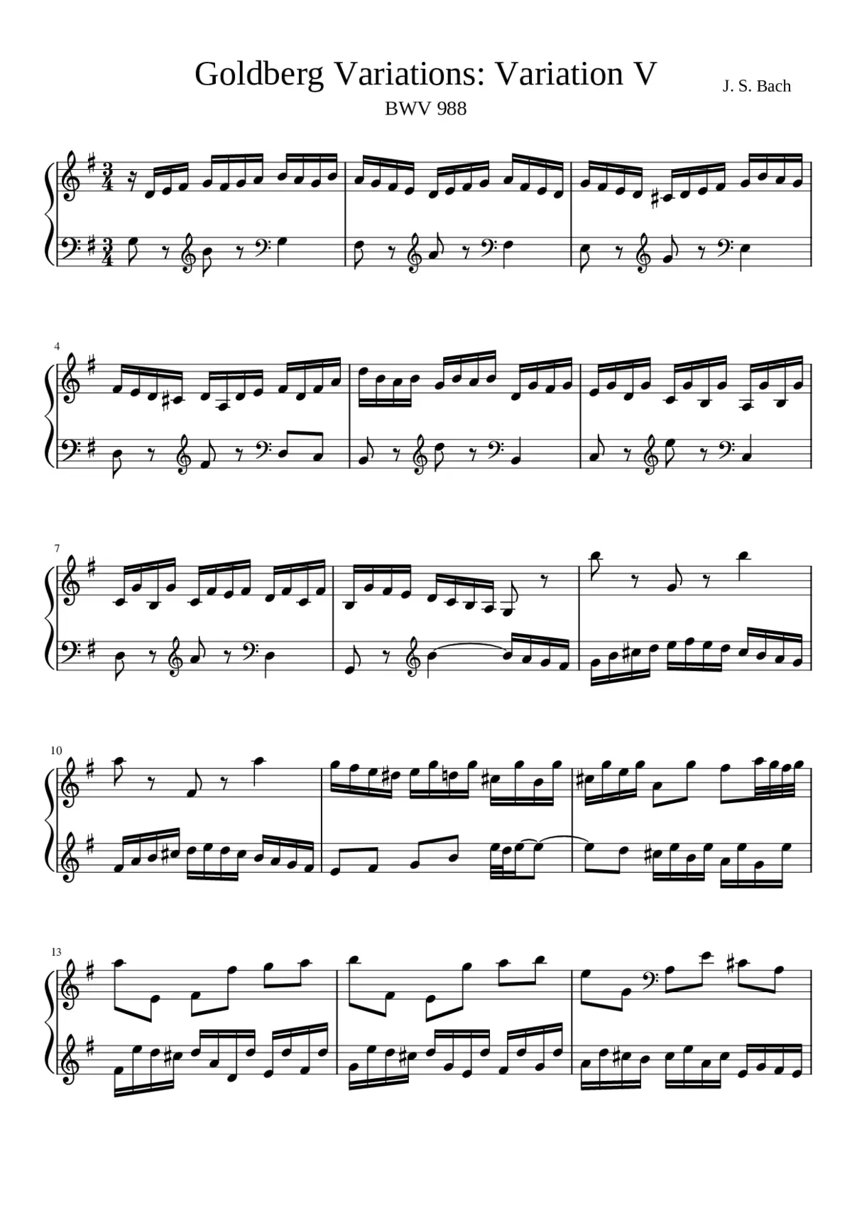 Goldberg-Variationen BWV 988 - Page 1