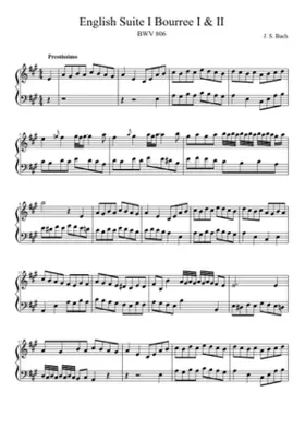 English Suite No.1 in A major BWV 806