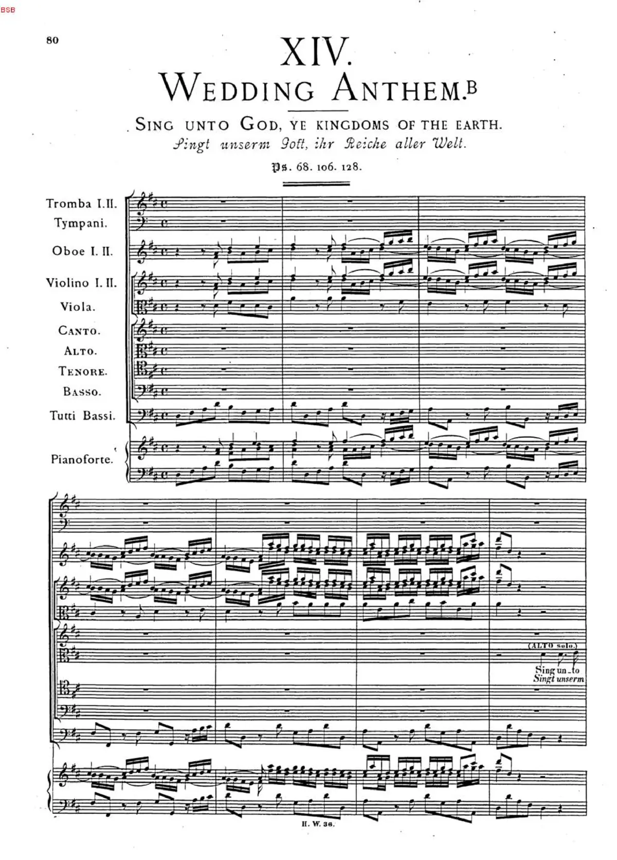 Sing unto God - Page 1