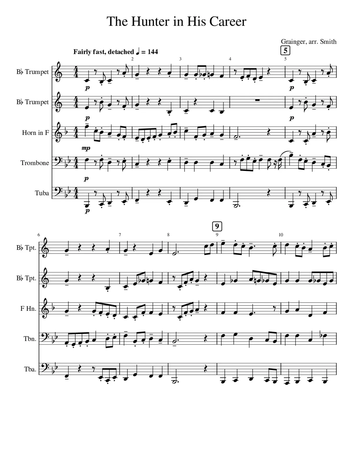 The Hunter in His Career - Page 1