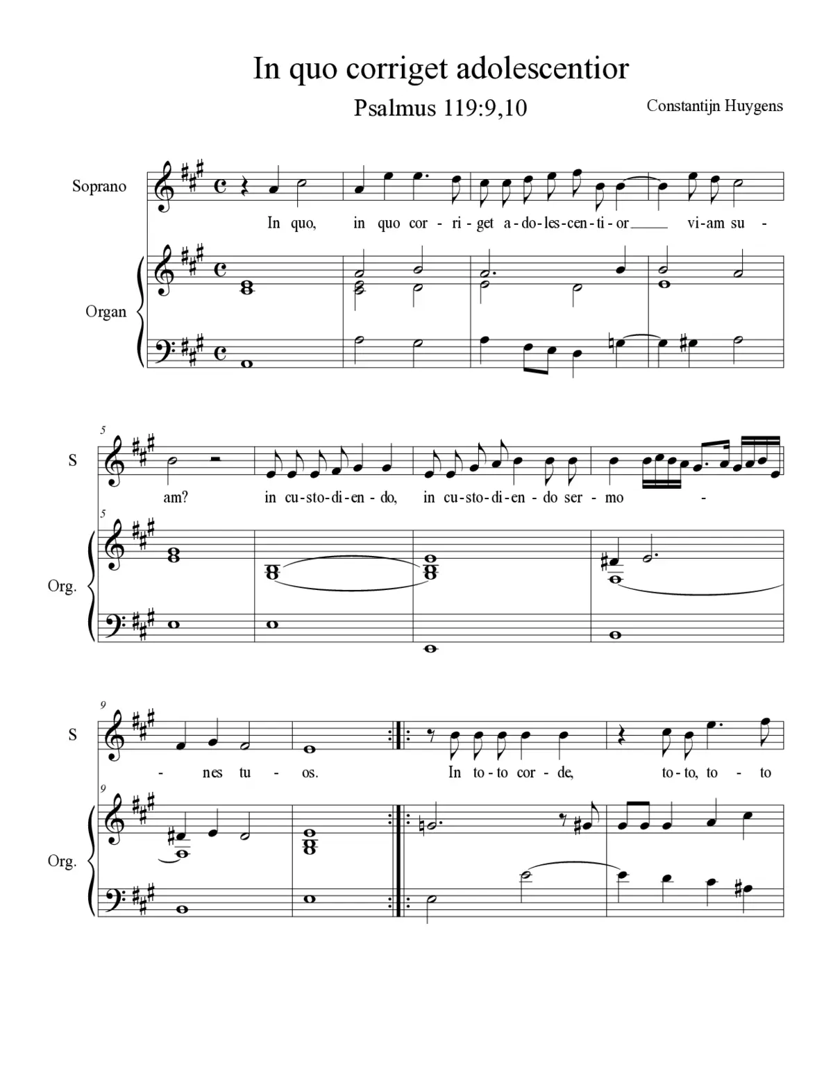 In quo corriget adolescentior - Page 1