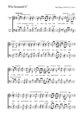 Wie kommt's?, WoO VI/11, No. 6