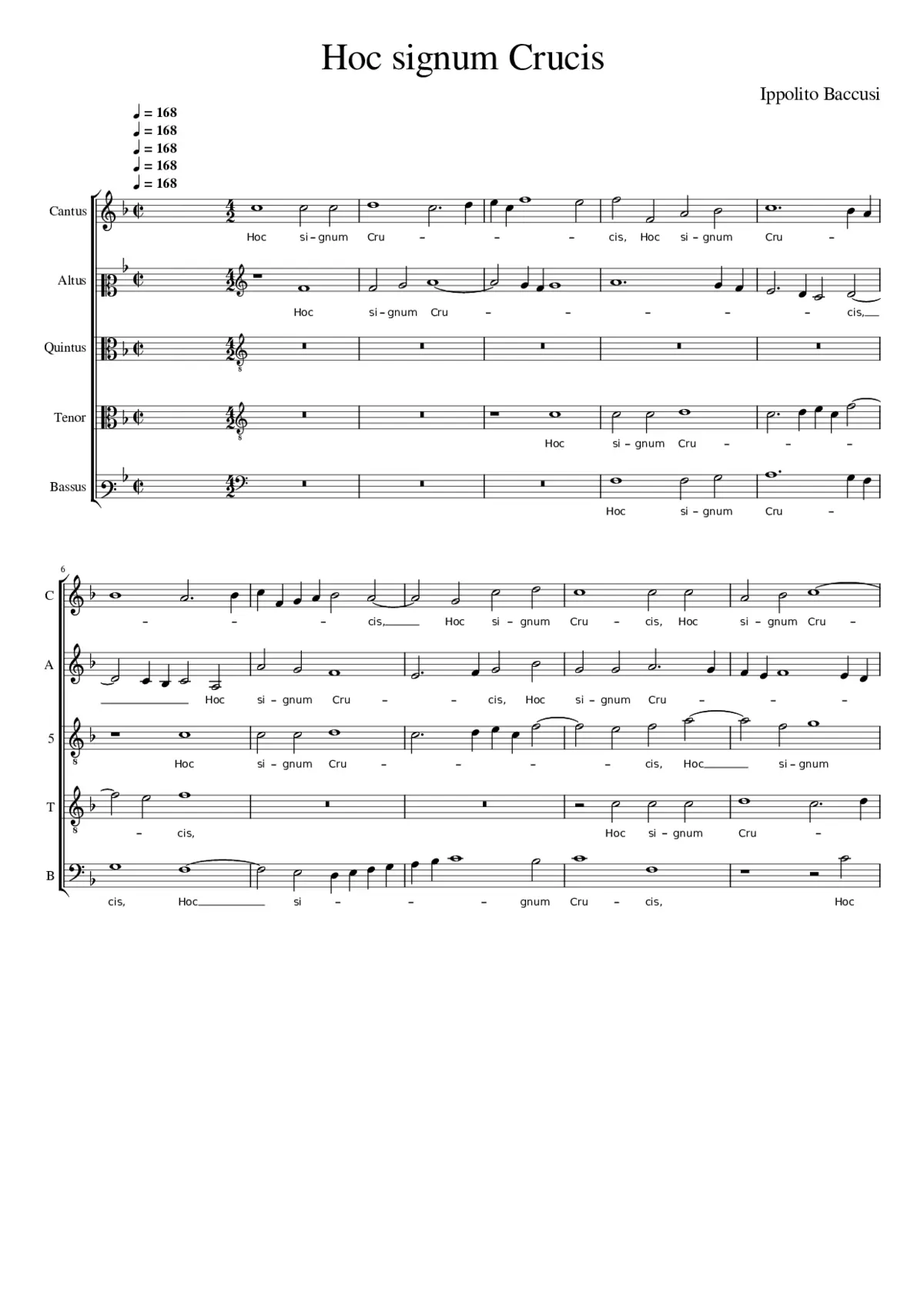 Hoc signum Crucis - Page 1