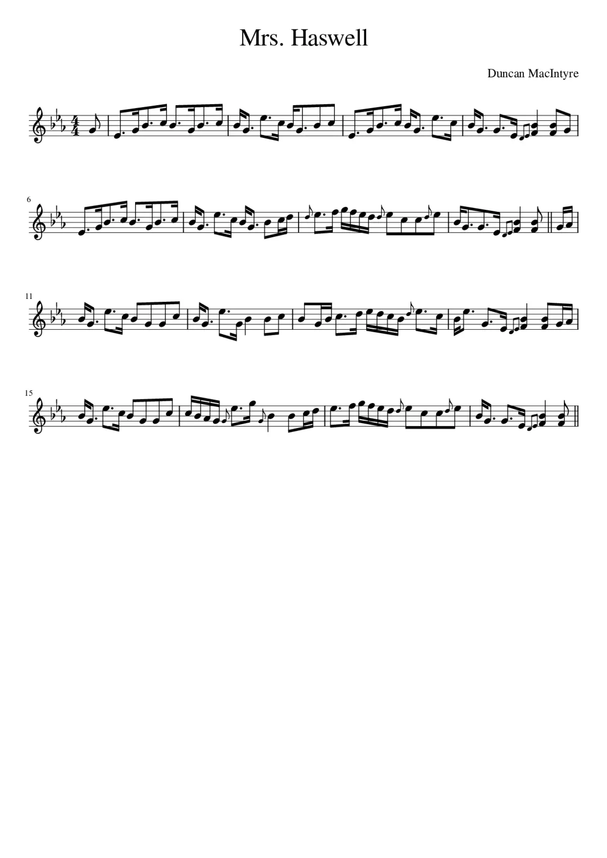 Mrs. Haswell - Page 1