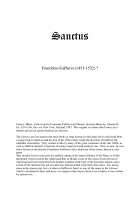Sanctus
