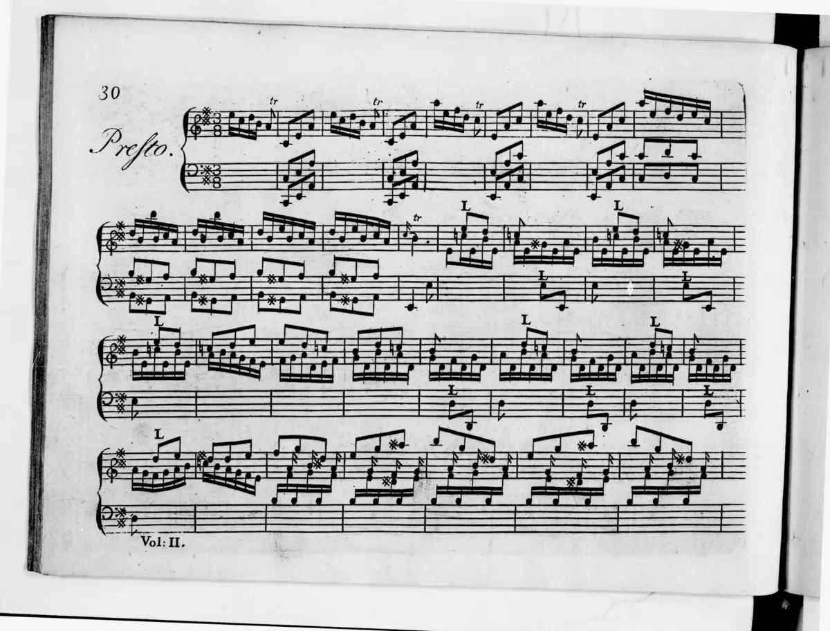 Keyboard Sonata in A major - Page 1