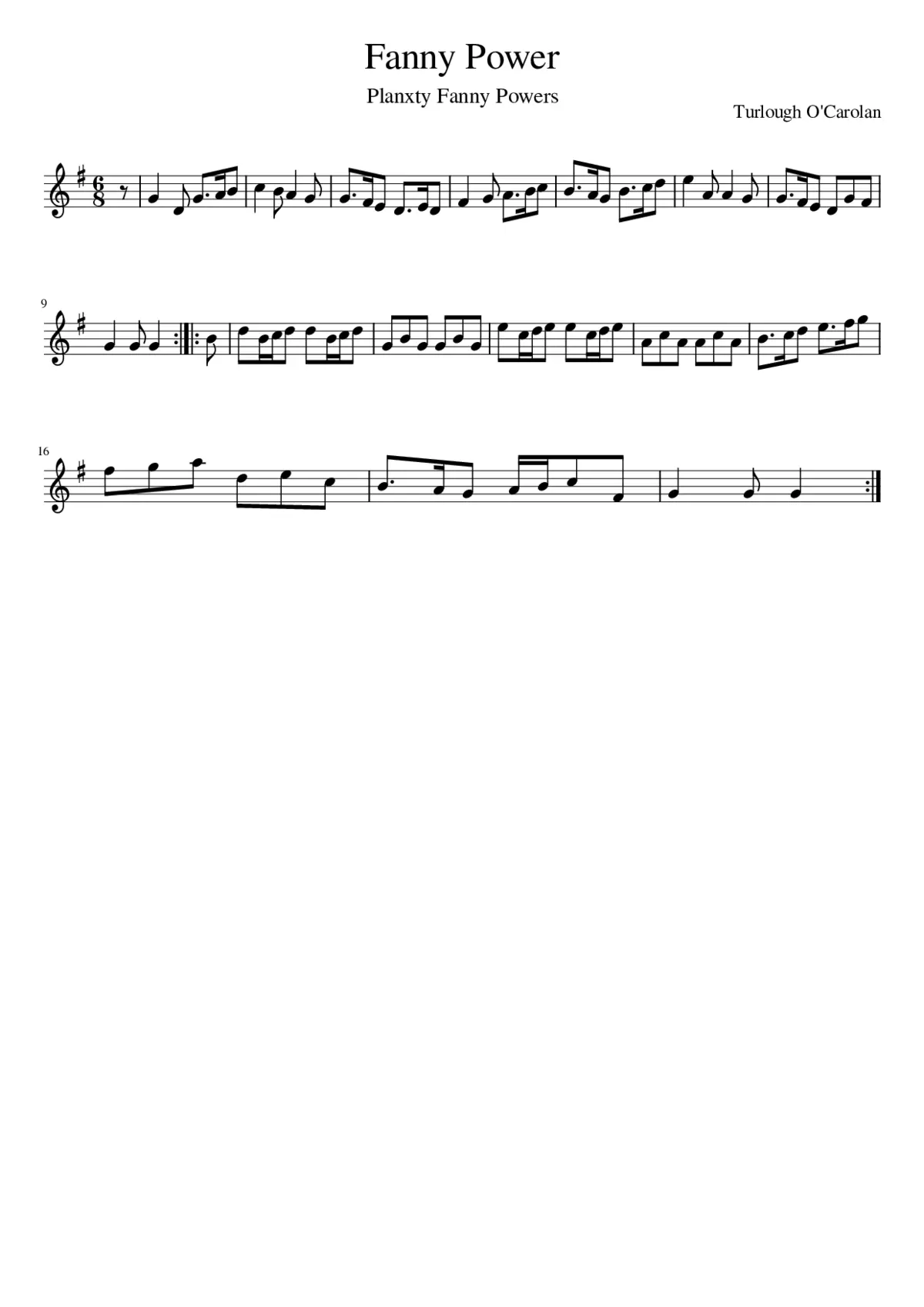 Fanny Power - Page 1