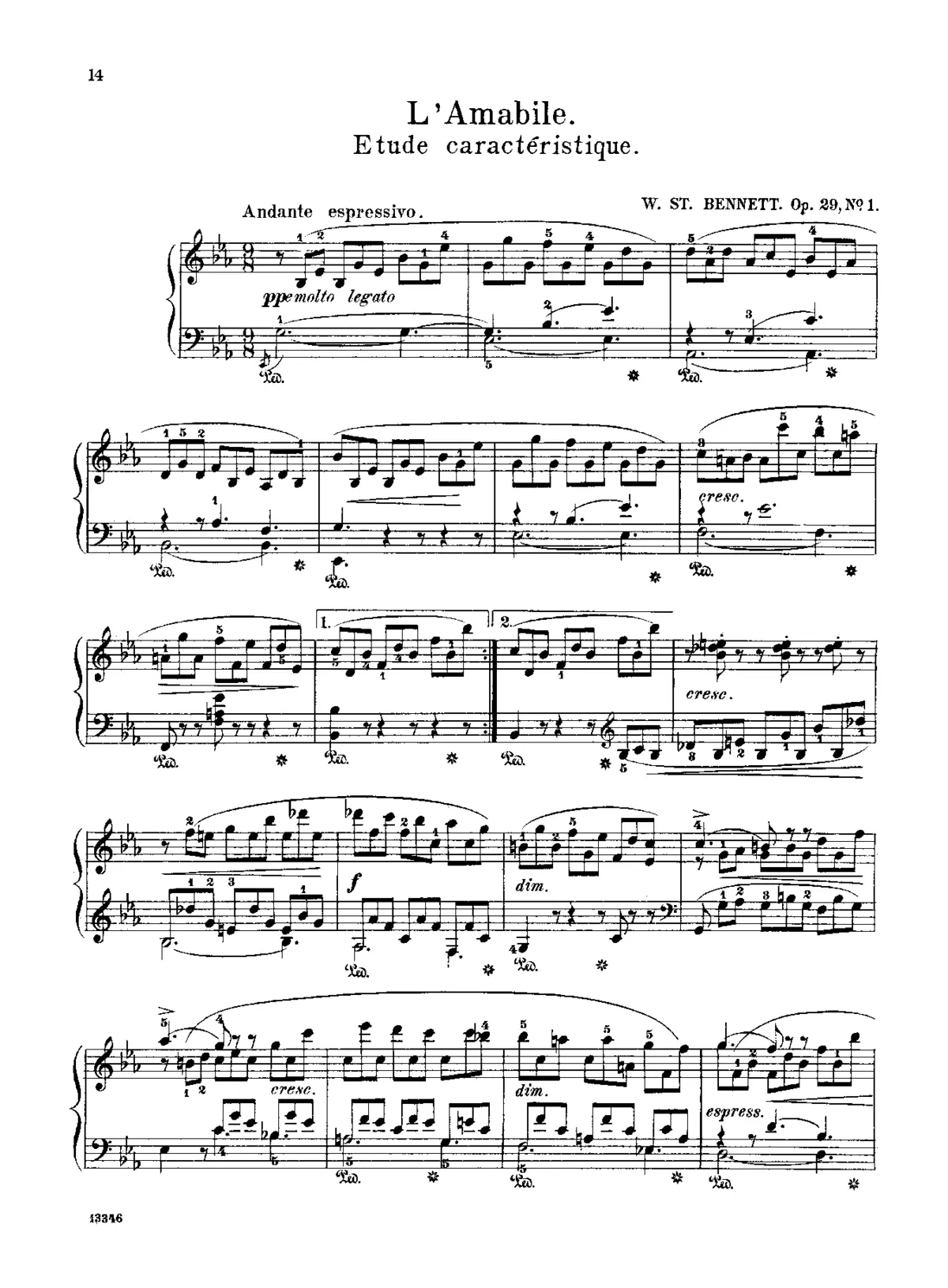 2 Etudes - Page 1