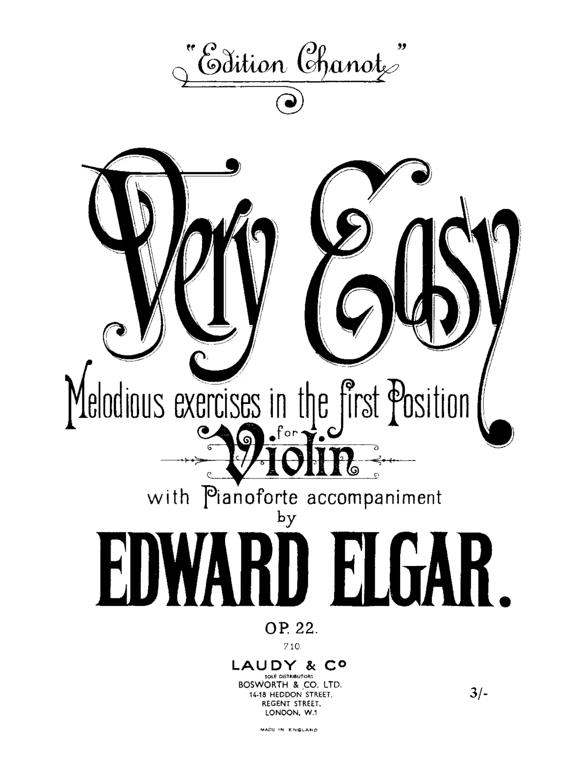 Very Easy Melodious Exercises in the First Position - Page 1