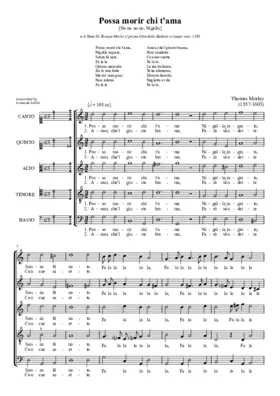 Possa morir chi t'ama