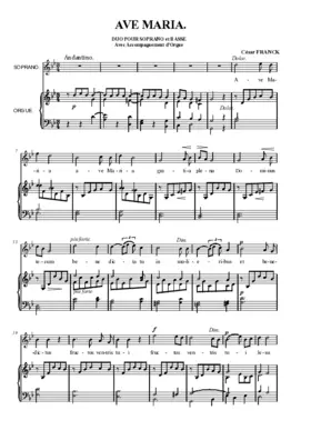 Ave Maria in sol mineur, FWV 57