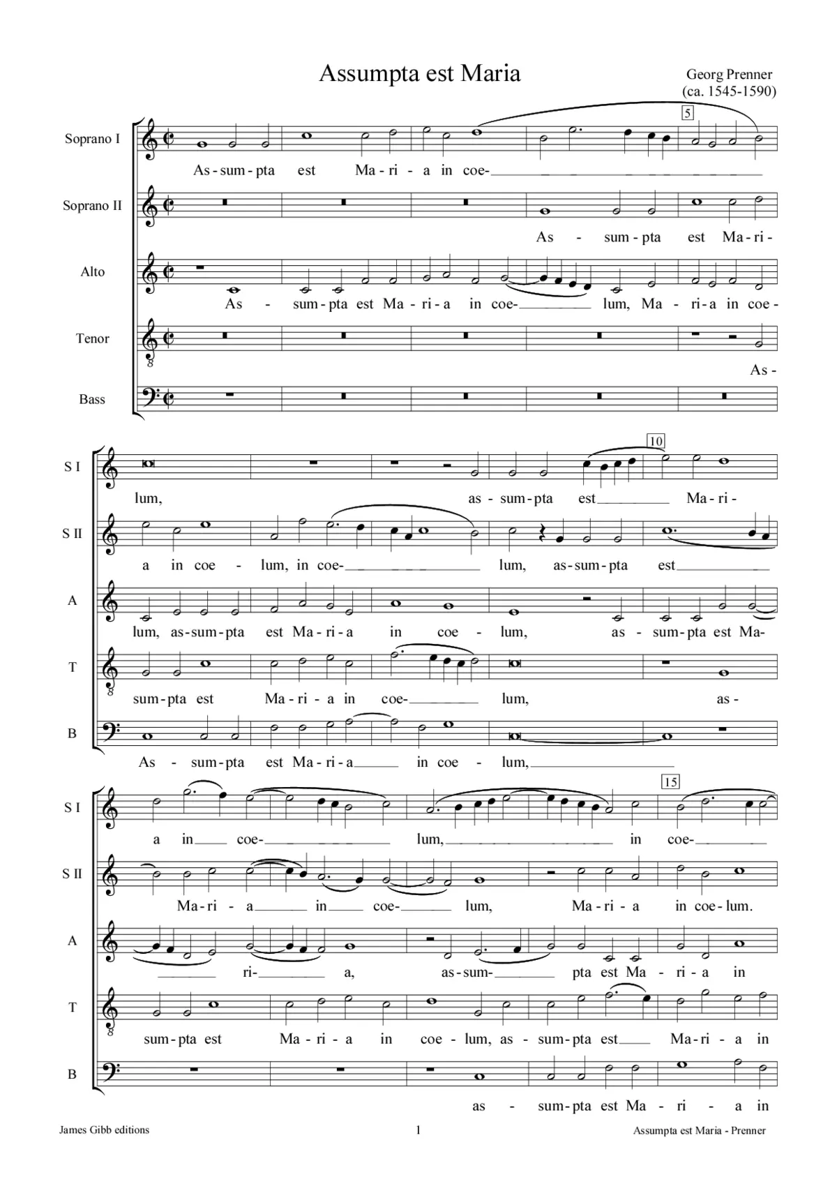 Assumpta est Maria - Page 1