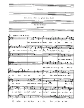 Herr wohin sollen wir gehen