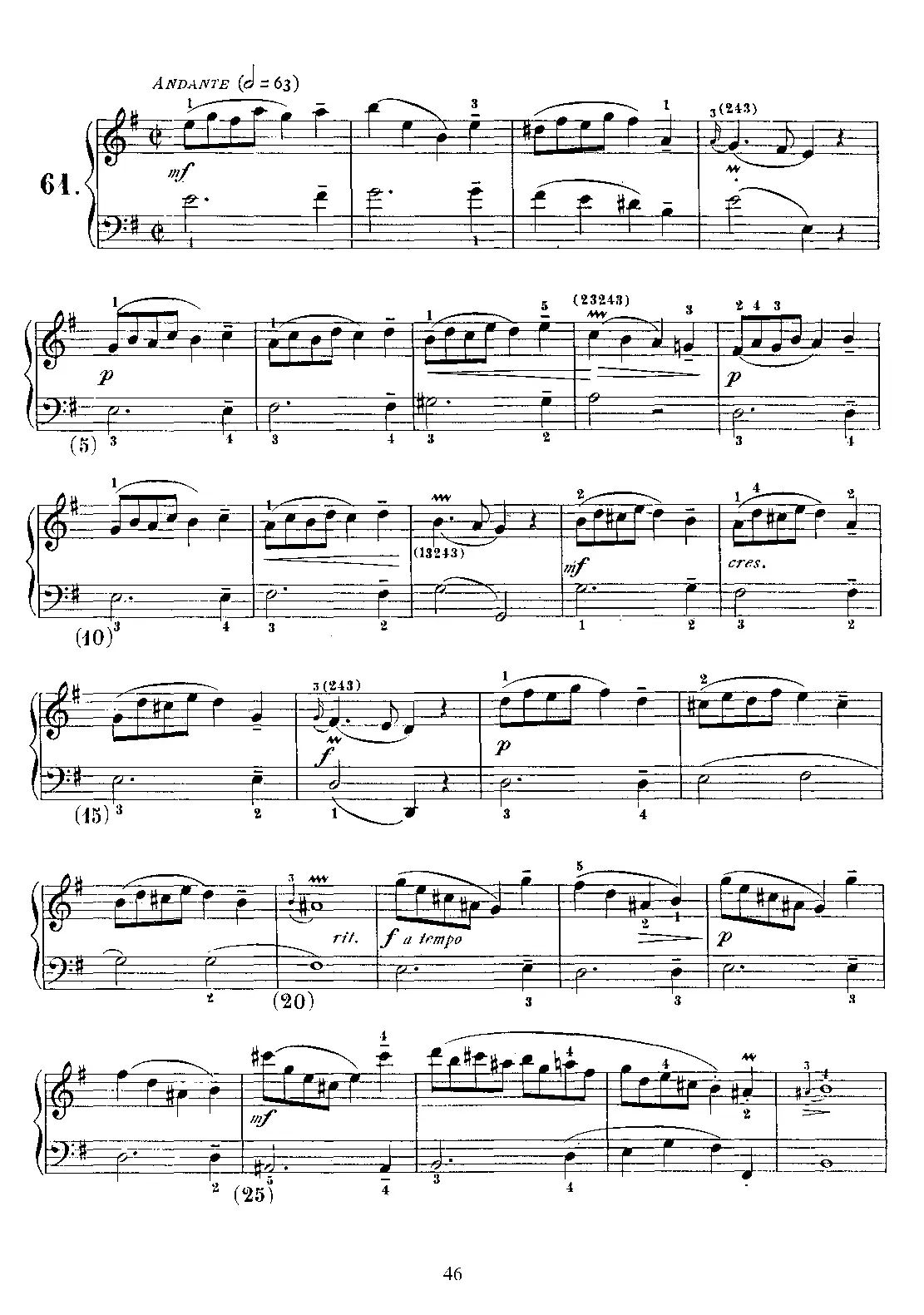 Keyboard Sonata in E minor - Page 1
