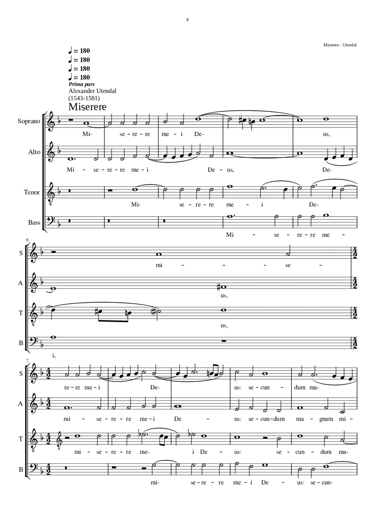 Miserere mei - Page 1