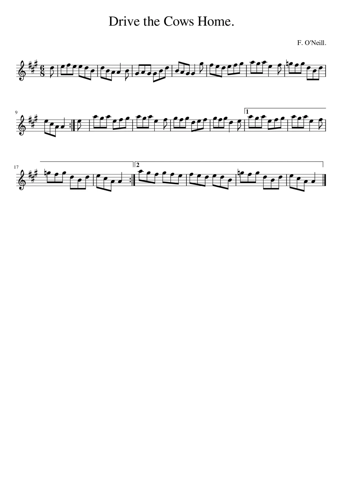 Drive the cows home - Page 1