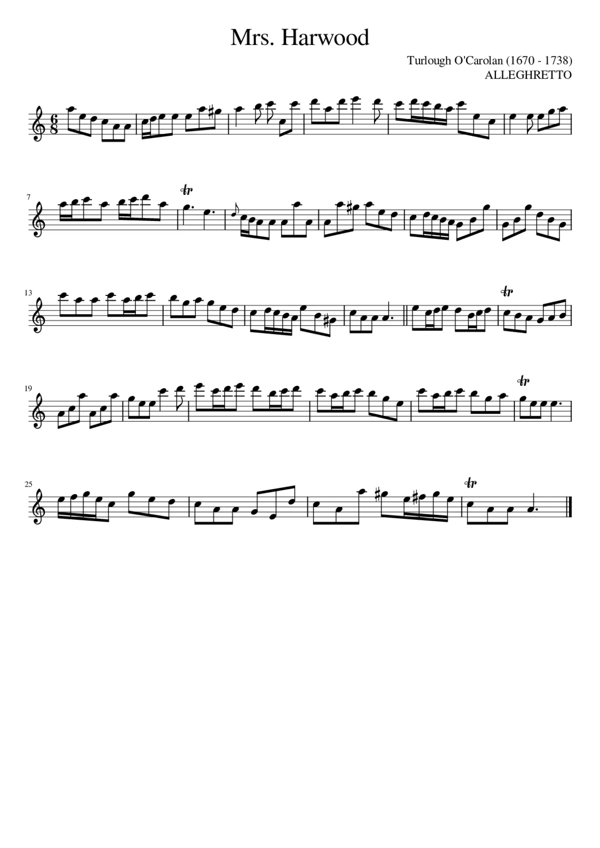 Mrs. Harwood - Page 1