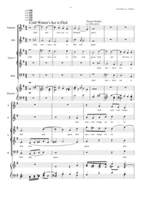 Cold winter's ice is fled and gone