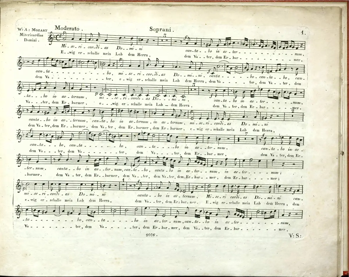Misericordias Domini - Page 1