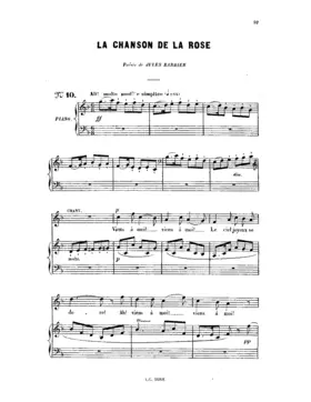 La chanson de la rose