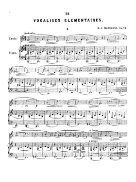 12 Vocalises élémentaires