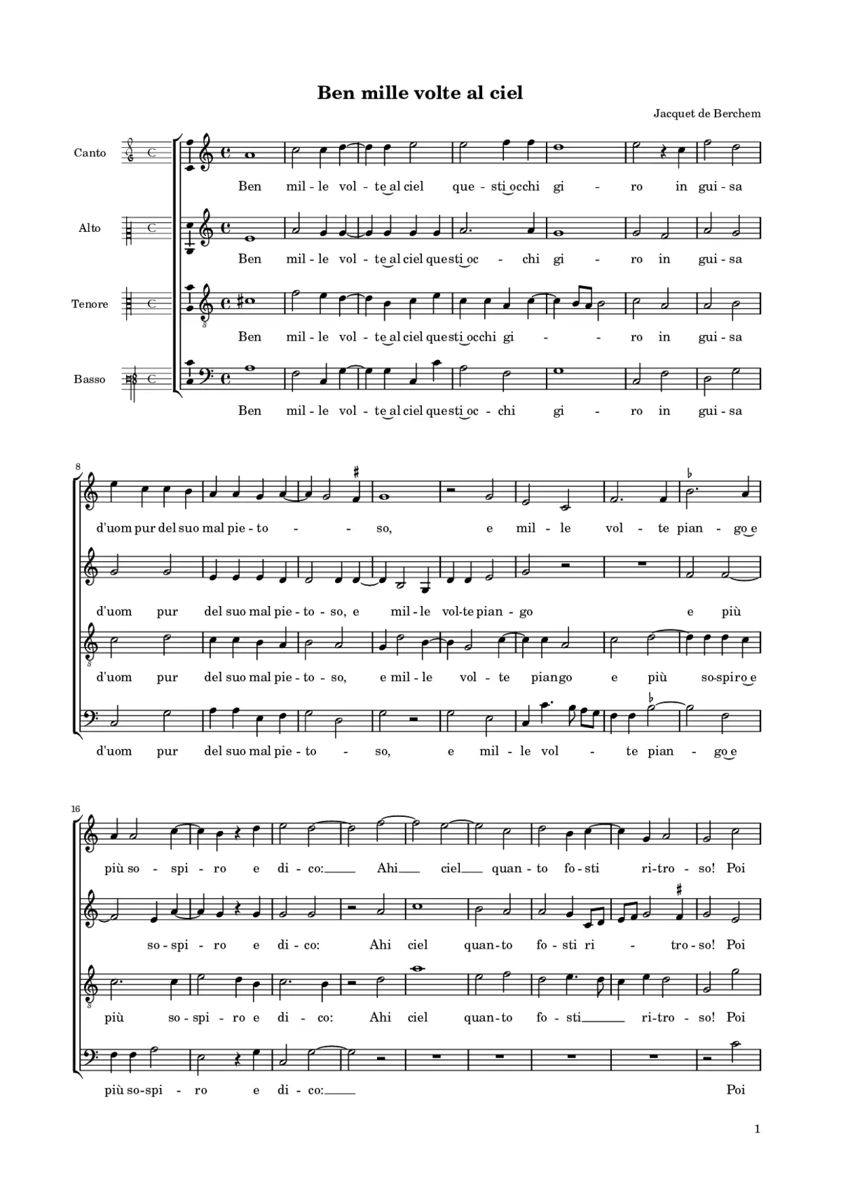 Ben mille volte al ciel - Page 1