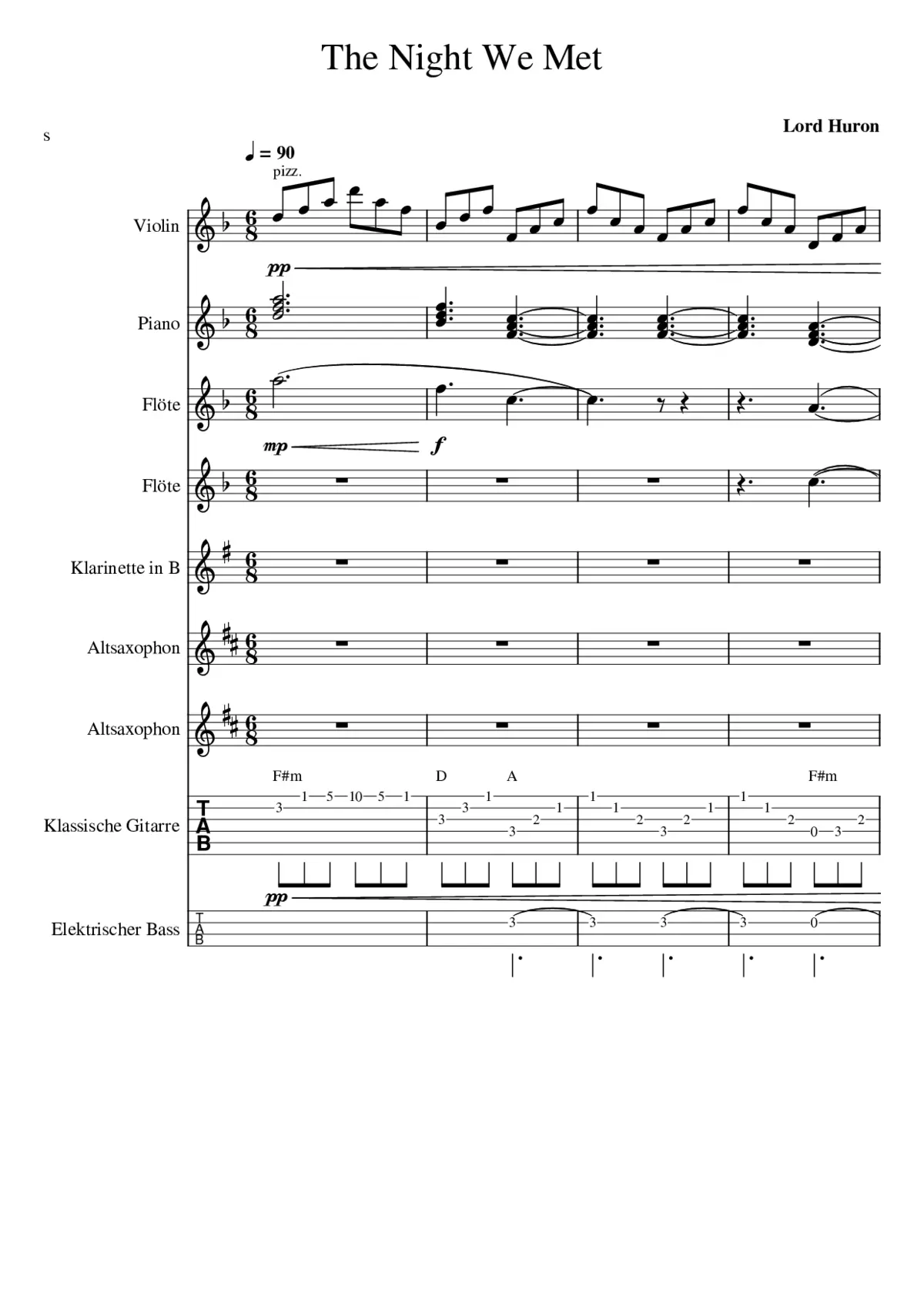 the night we met - Page 1