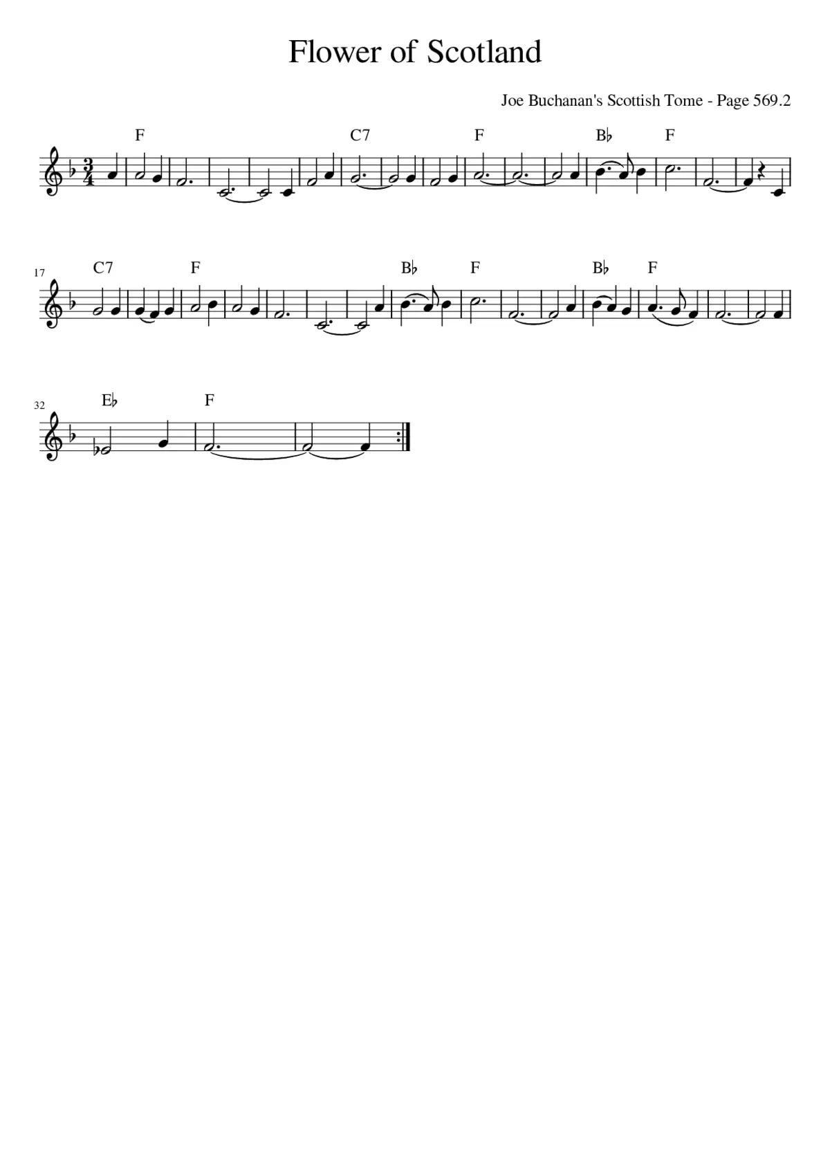 flower of scotland - Page 1