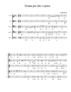 Donna poi che vi piace