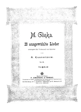 20 Ausgewählte Lieder