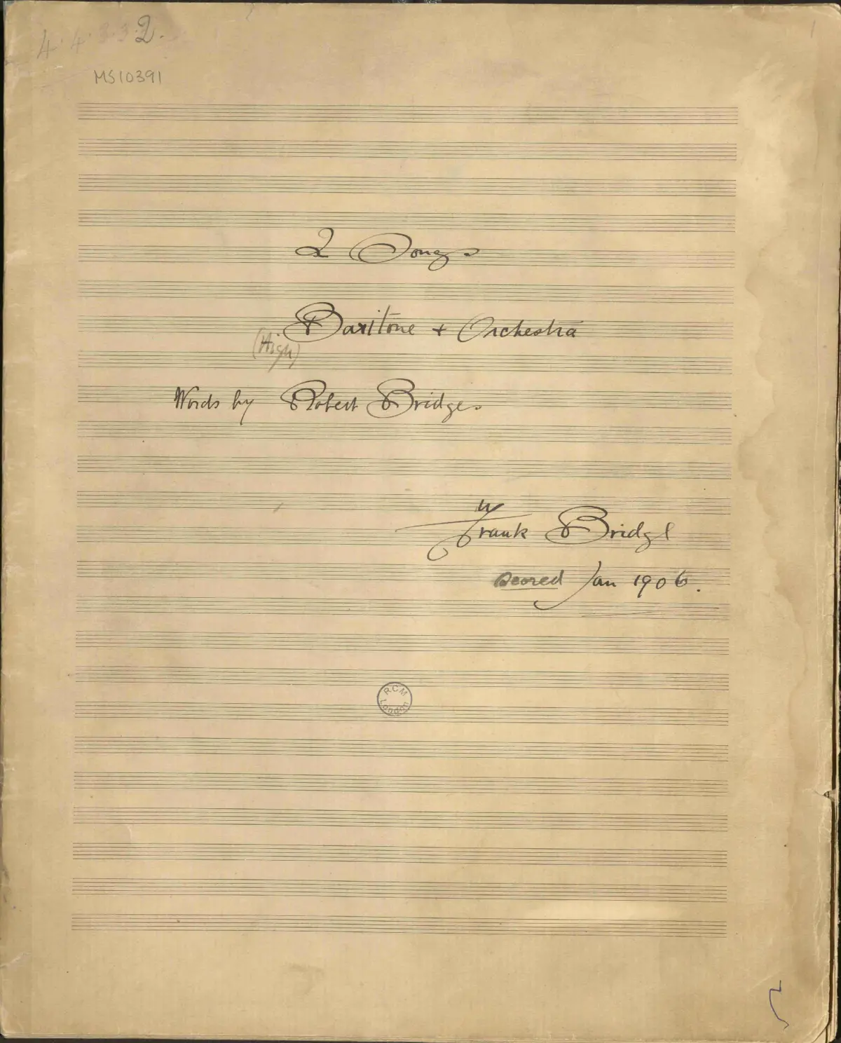 2 Songs - Page 1