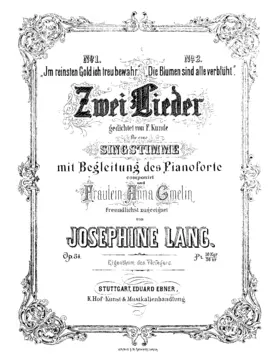 2 Lieder, Op.34(35)