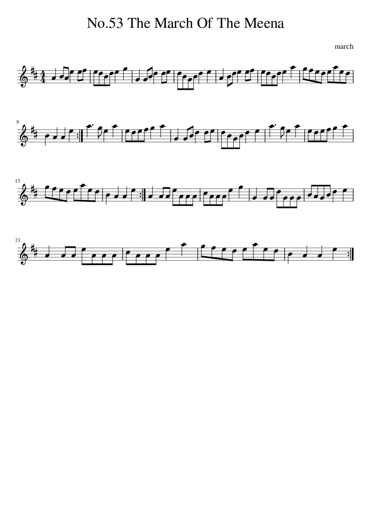 No.53 The March Of The Meena - Page 1