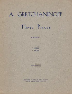 3 Pieces for Organ
