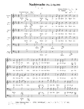 Nachtwache II, Op. 104, No. 2
