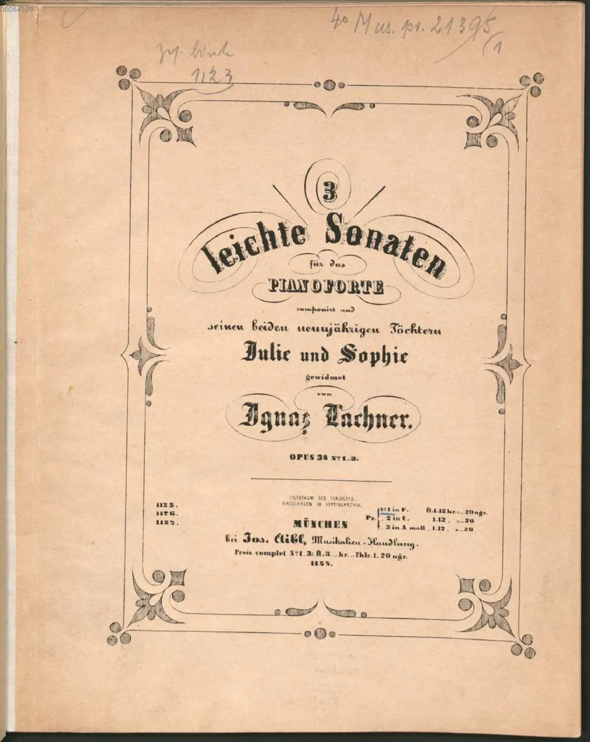 3 Leichte Sonaten - Page 1