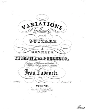 Variations brillantes pour la Guitare