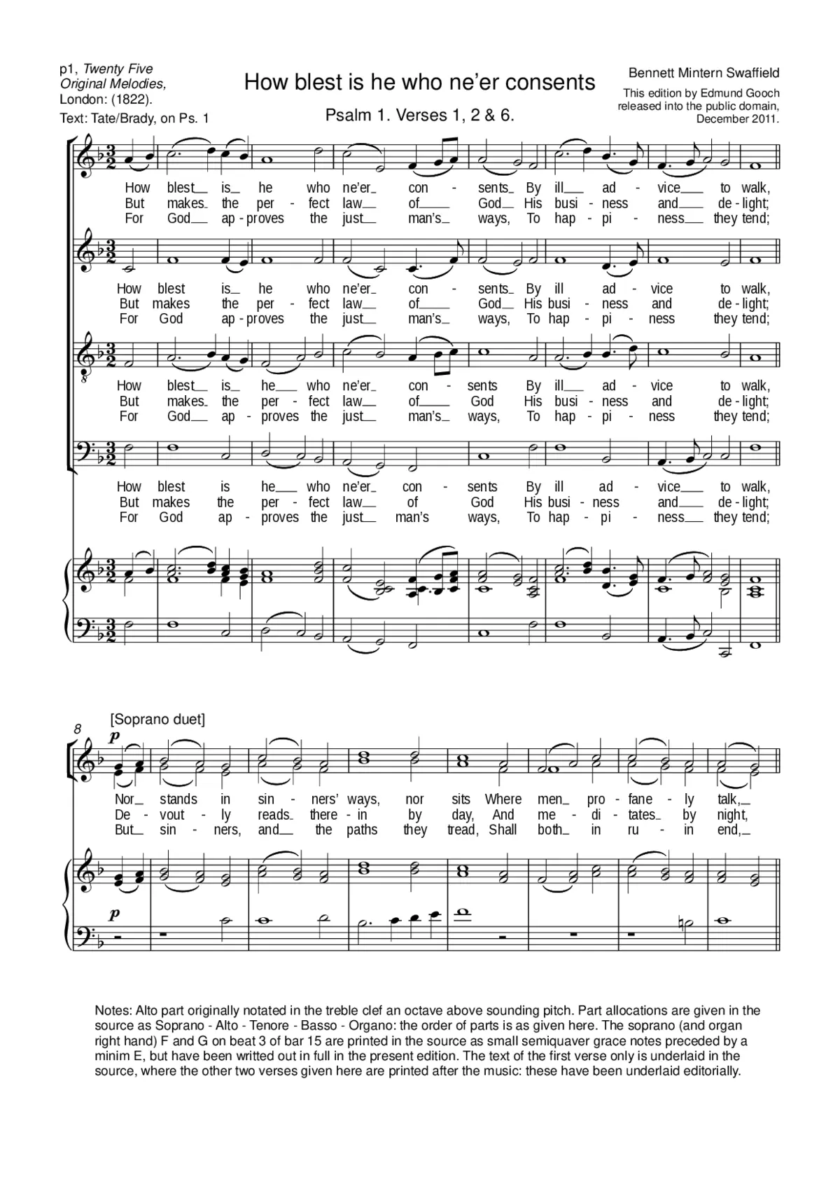 How blest is he who ne'er consents - Page 1