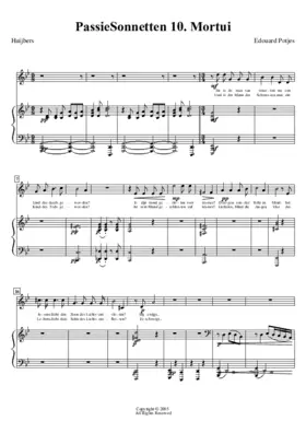 Mortui (from Passiesonnetten)