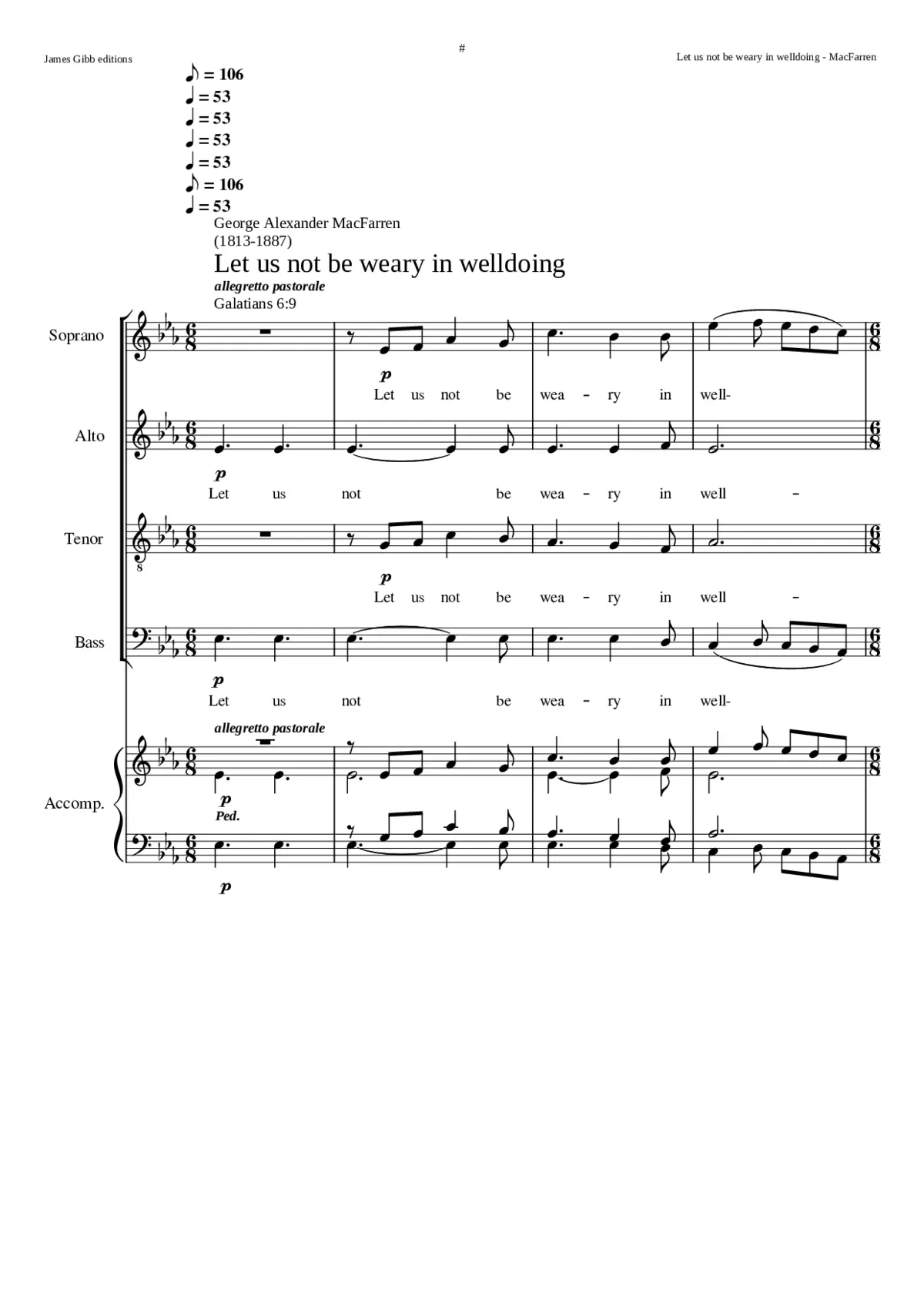 Let us not be weary in well-doing - Page 1