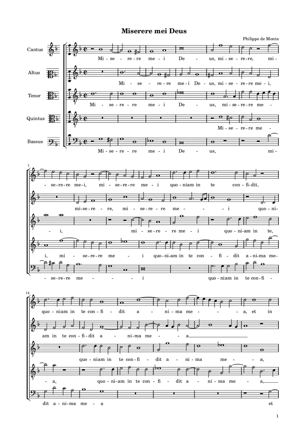 Miserere mei Deus - Page 1