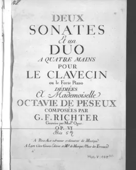 2 Keyboard Sonatas and a Duet