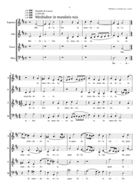 Meditabor in mandatis tuis