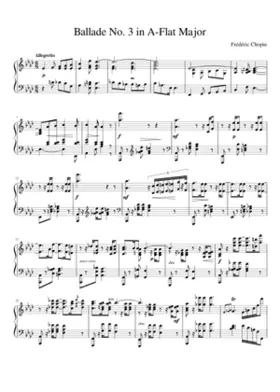 Ballade No.3 Op.47