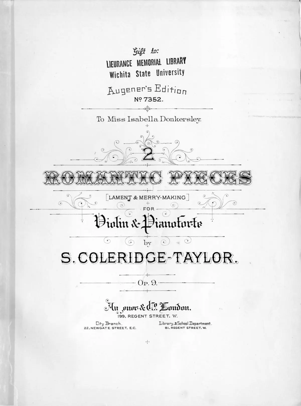 2 Romantic Pieces - Page 1
