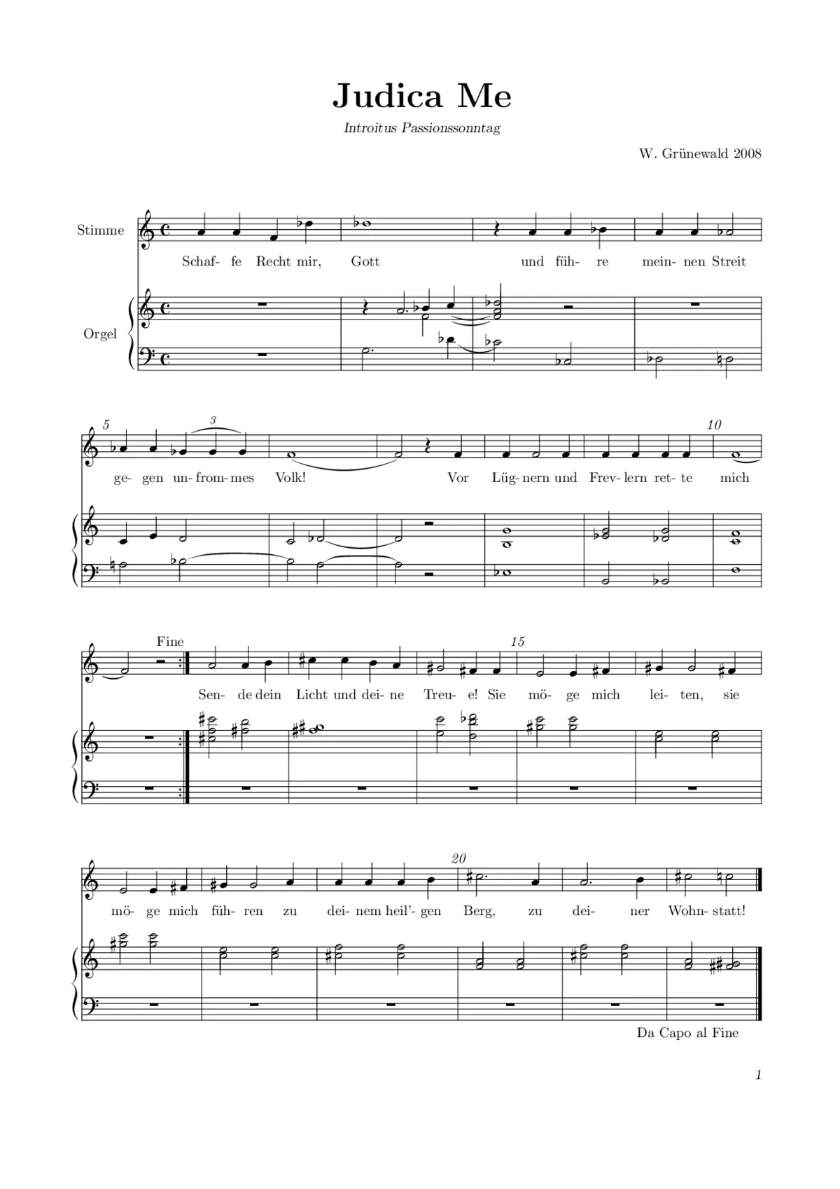 Judica me - Page 1